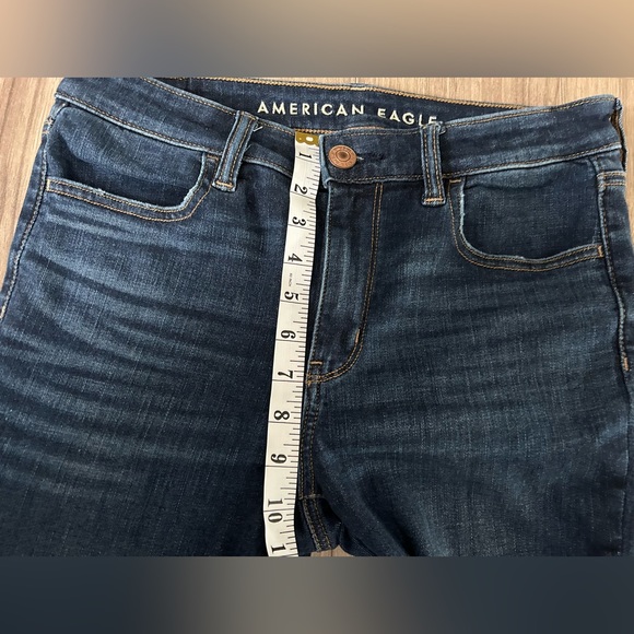 AE high rise jegging with distressing, 8 x long - Picture 6 of 9